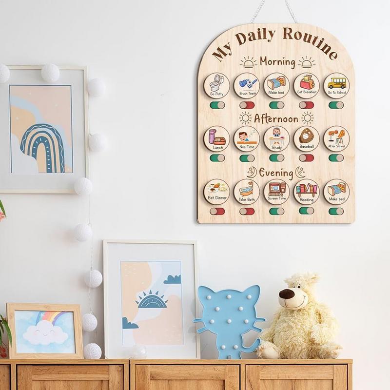Kids Education Planner - Tableau de Routine pour tout-petits, calendrier