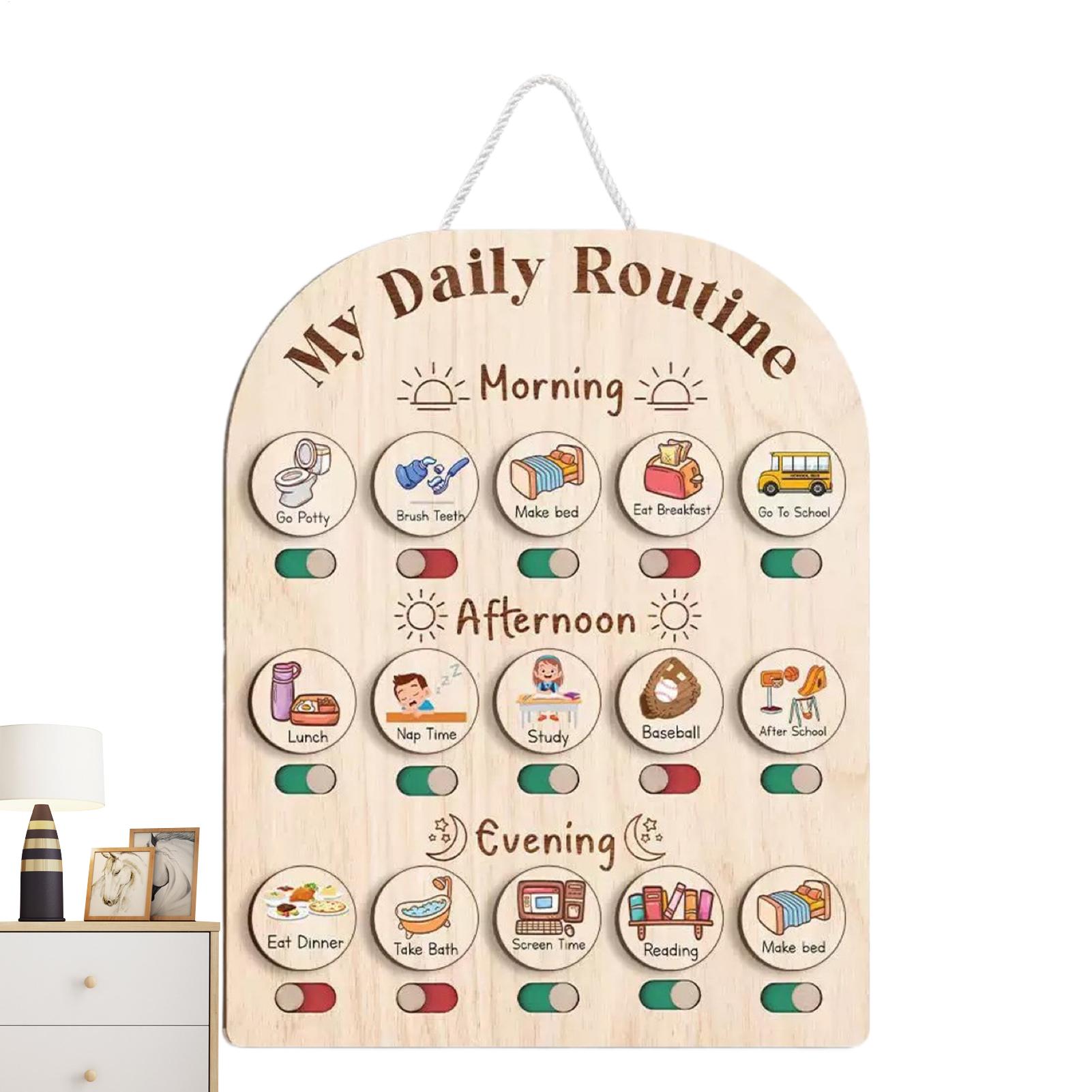Kids Education Planner - Tableau de routine pour enfants, calendrier