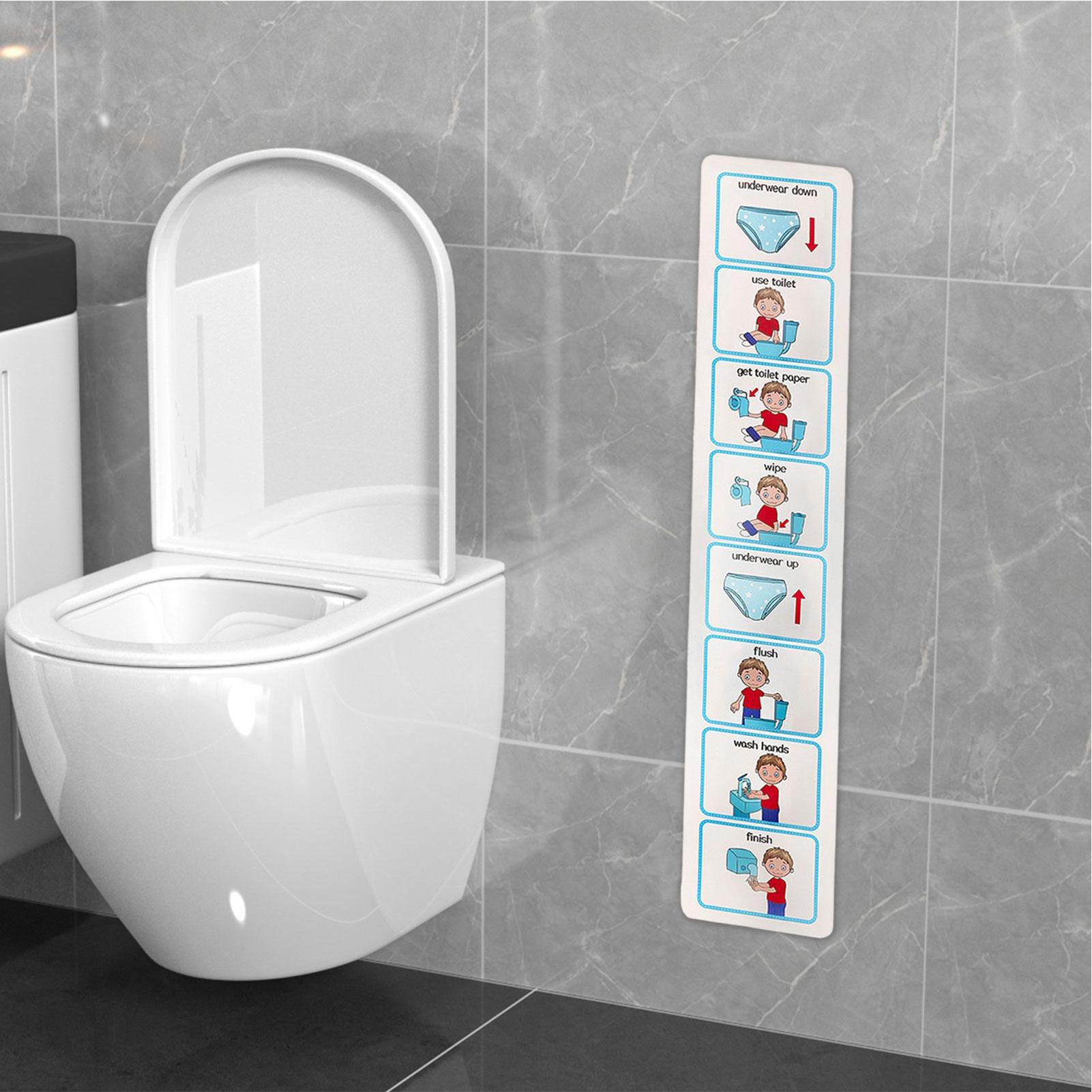Kids Education Planner - Tableau d'apprentissage de l'utilisation des toilettes,