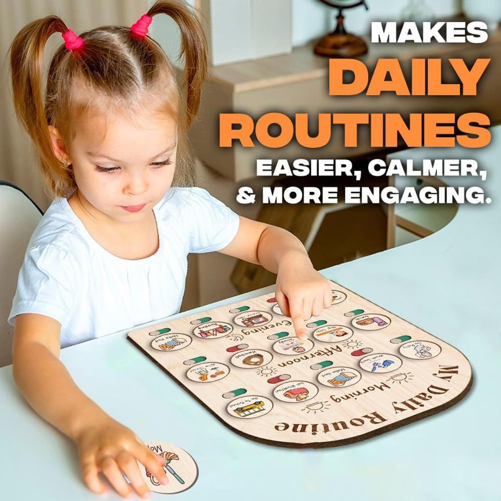 Kids Education Planner - Calendrier quotidien pour enfants, tableaux de