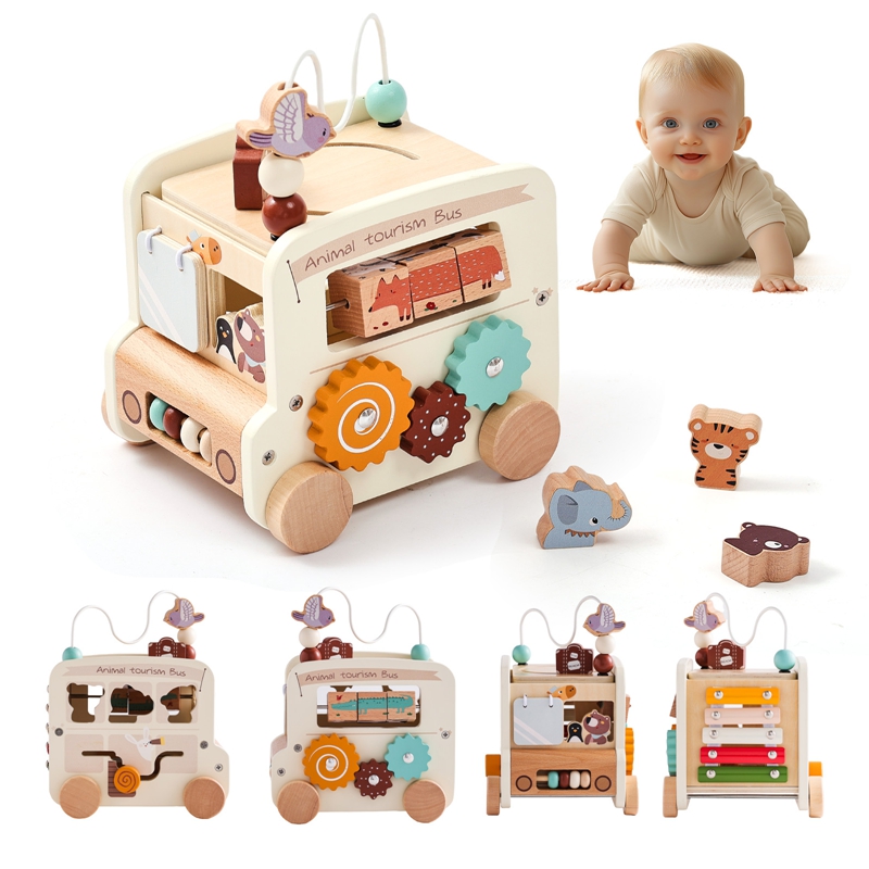 Kids Educational Game 3 - Jouets en bois Montessori pour enfants,