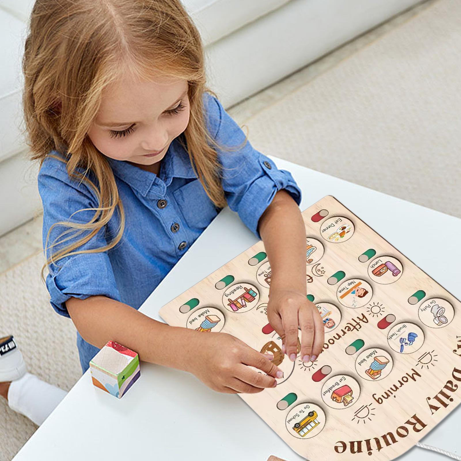 Kids Education Planner - Tableau de routine pour enfants, heure