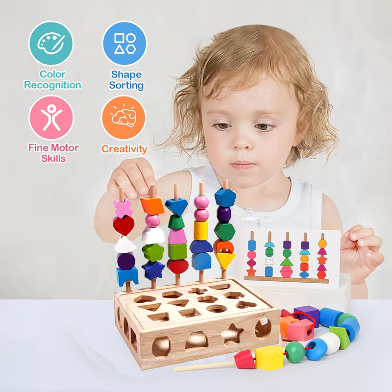 Kids Educational Game 3 - Jouets de puzzle en bois Montessori