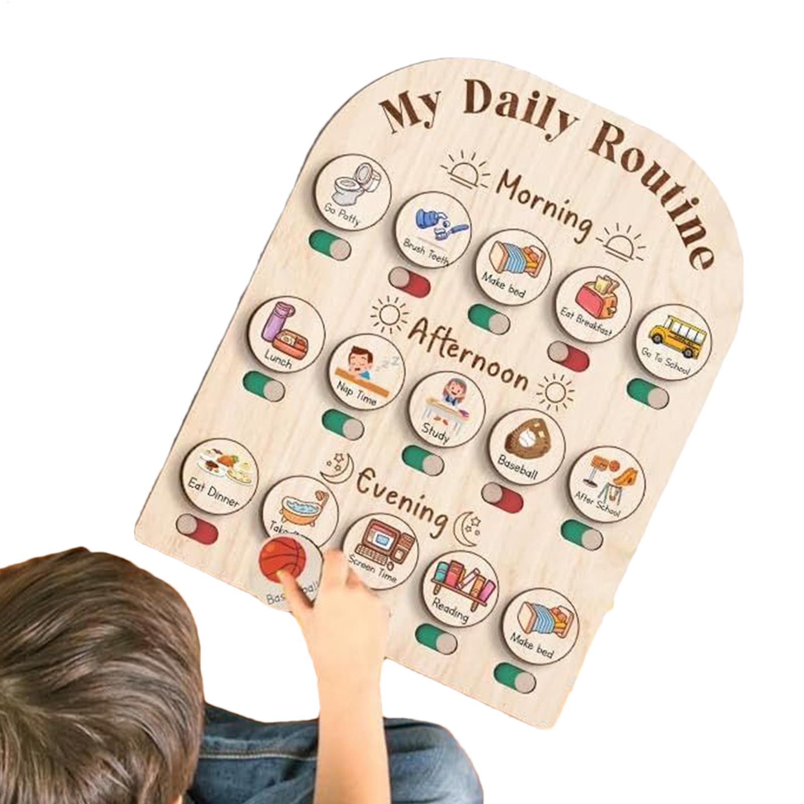 Kids Education Planner - Calendrier quotidien pour enfants, heure du