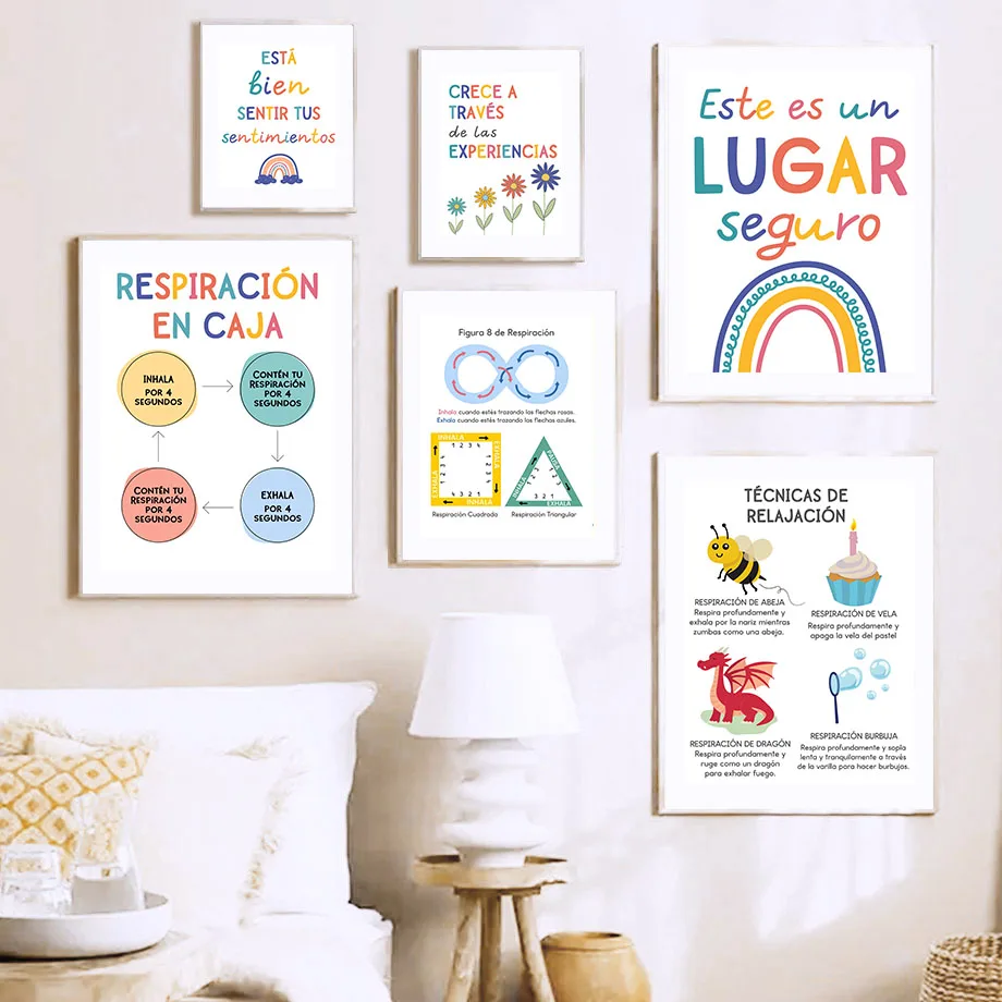 Toile d'art mural avec devise  - Kids No Education avis et prix