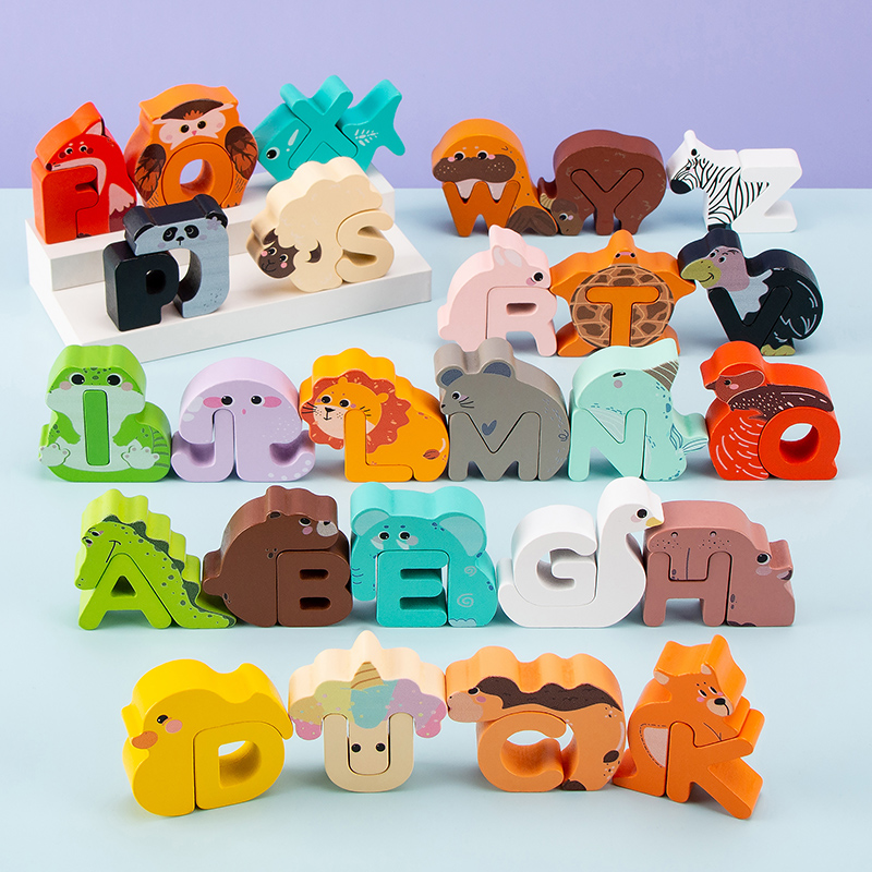 26 blocs en bois représentant  - Kids Educational Game 3 avis et prix