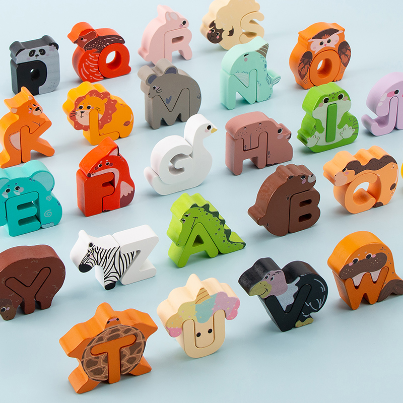 26 blocs en bois représentant  - Kids Educational Game 3 avis et prix