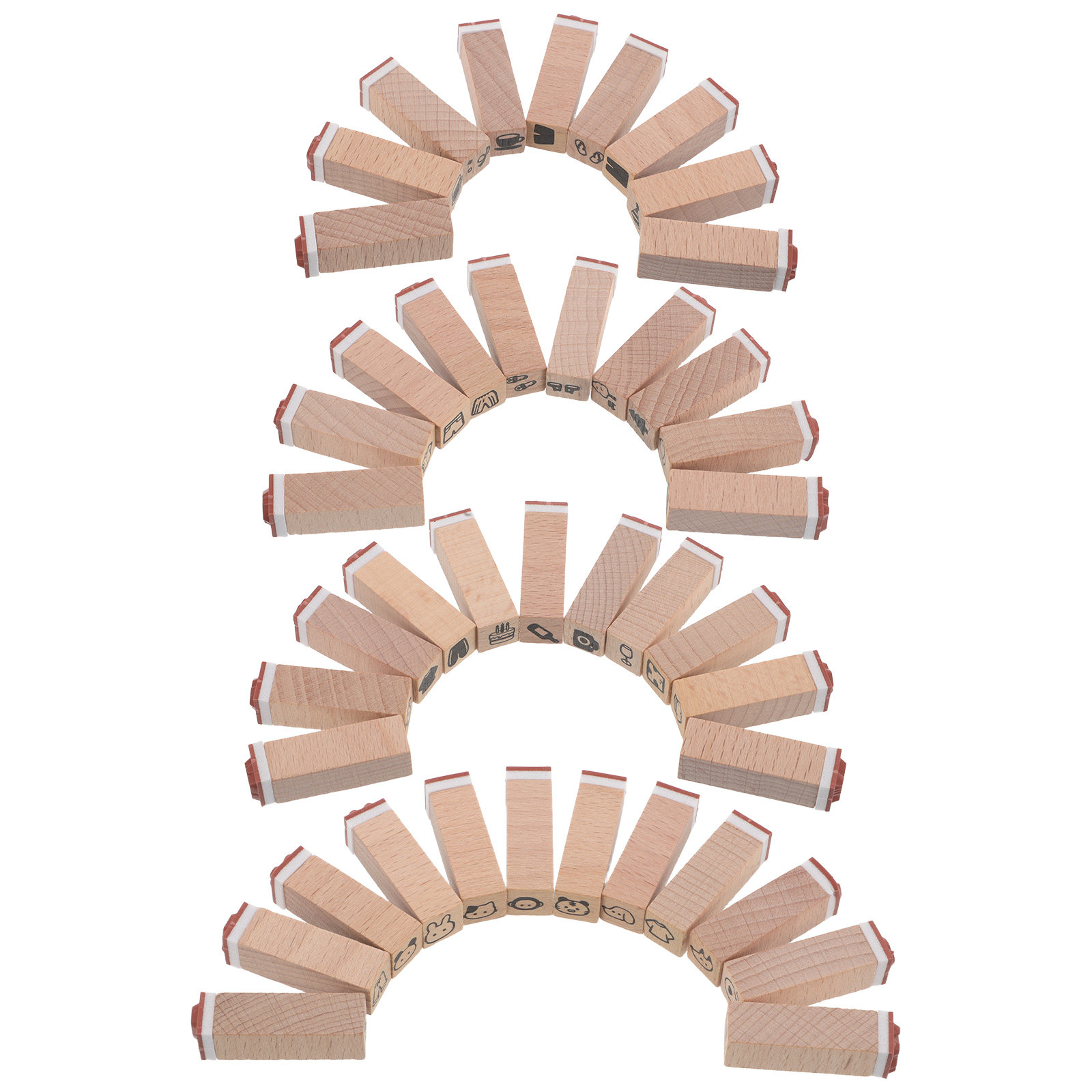 Ensemble de tampons en bois su - Kids Education Planner avis et prix