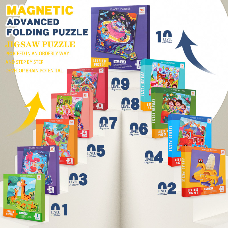 Puzzle magnétique en bois pour - Kids Educational Game 3 avis et prix