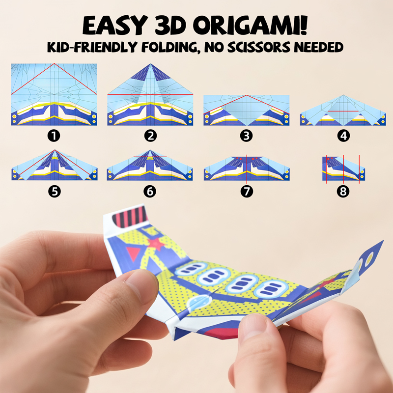 Kit d'origami pour avions en p - Kids Home Education avis et prix
