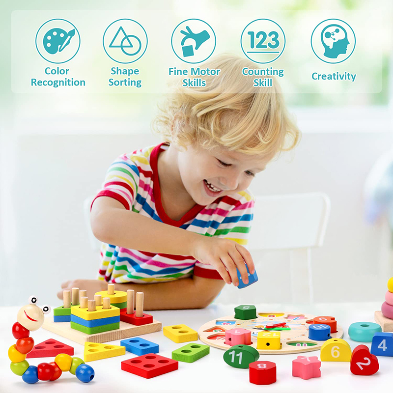 Jouets en bois Montessori pour - Kids Educational Game 3 avis et prix