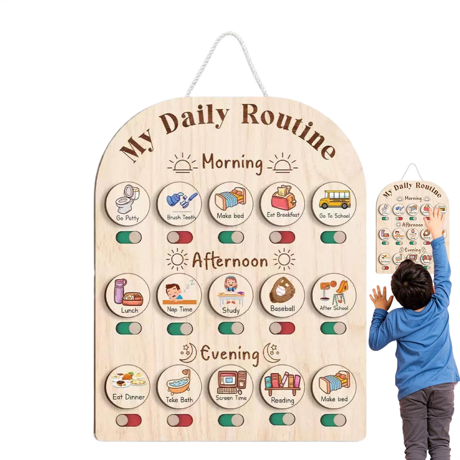 Tableau de routine pour enfant - Kids Education Planner avis et prix