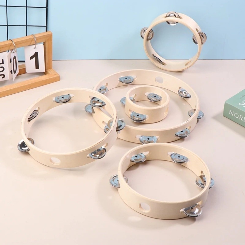 Nouveau Tambourin en bois à un - Kids Home Education avis et prix