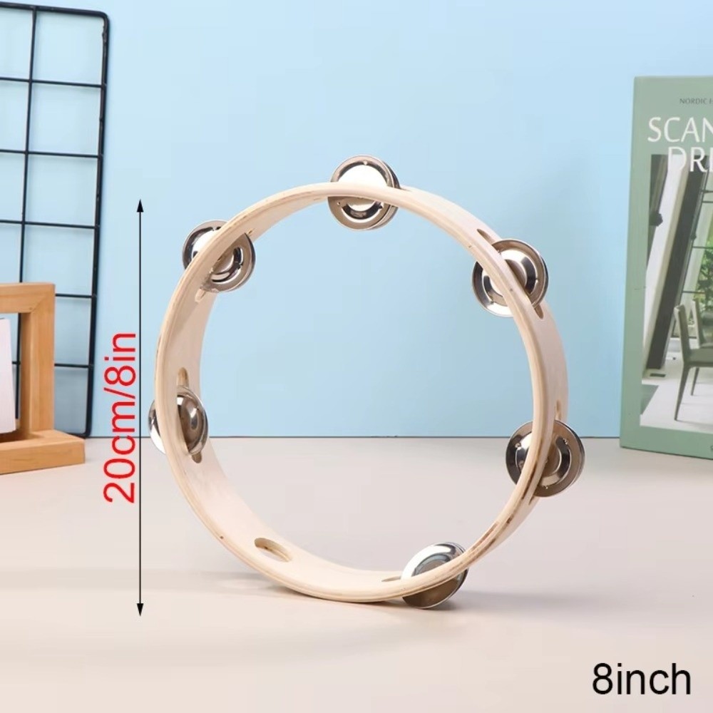Nouveau Tambourin en bois à un - Kids Home Education avis et prix