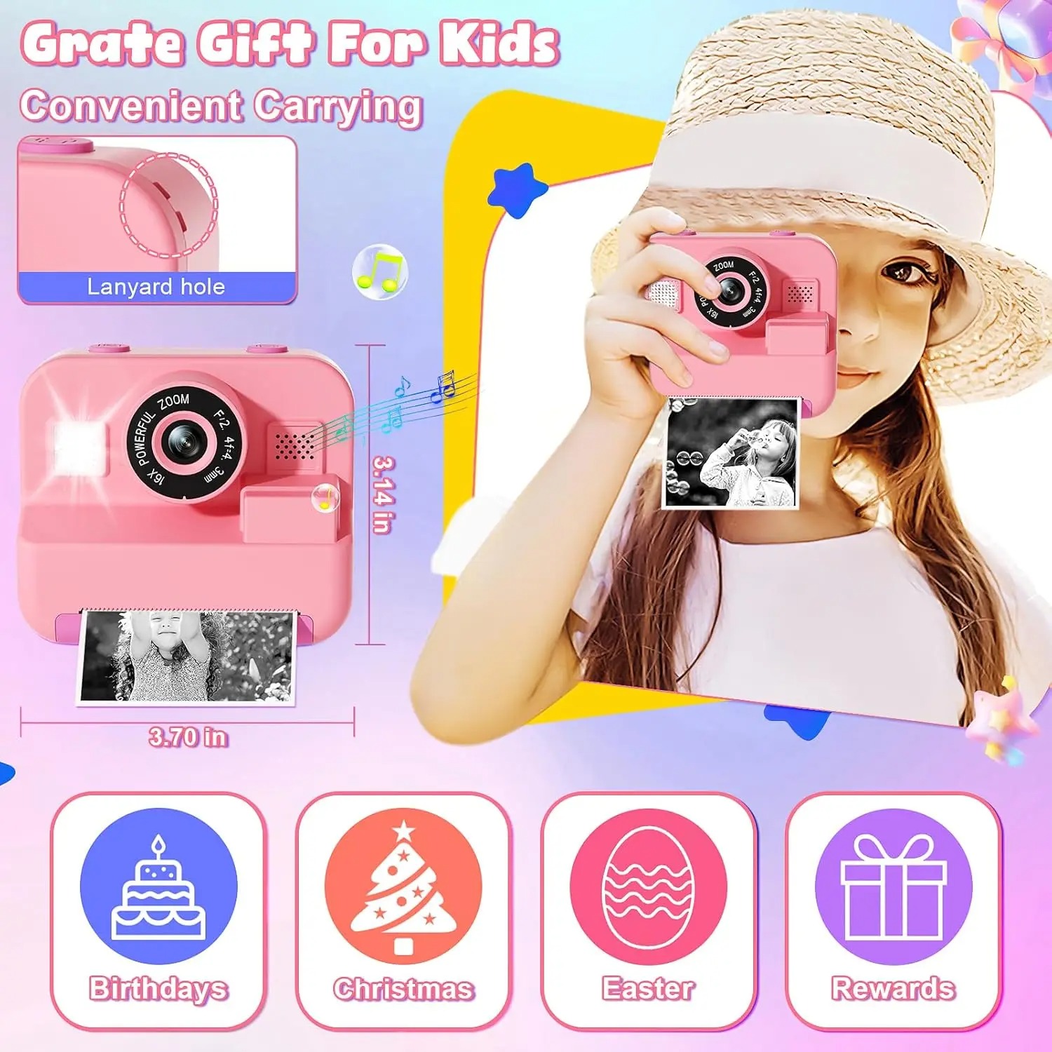NewInstant caméra d'impression - Kids Physical Education Videos avis et prix